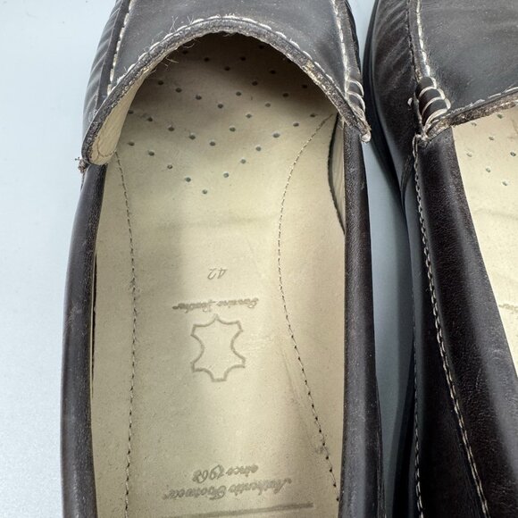 ECCO Men\'s Classic Moc 2.0 Slip on Driving Style Loafer Brown Leather Sz 8.5
